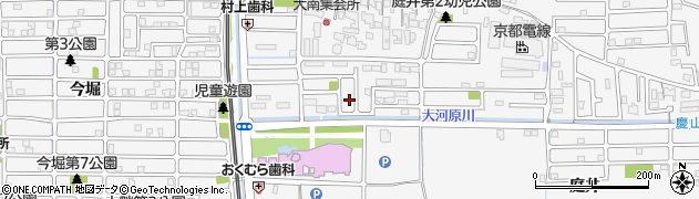 京都府城陽市寺田（島垣内）周辺の地図