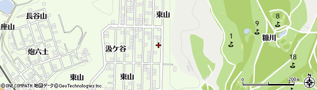 愛知県豊川市御油町汲ケ谷95周辺の地図