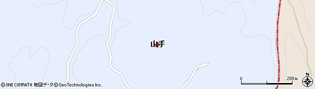 岡山県赤磐市山手周辺の地図