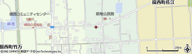 兵庫県たつの市揖西町前地141周辺の地図