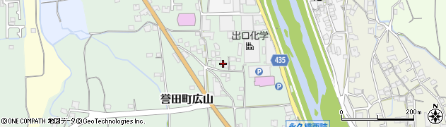 兵庫県たつの市誉田町広山128周辺の地図