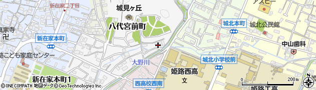 兵庫県姫路市八代宮前町11周辺の地図