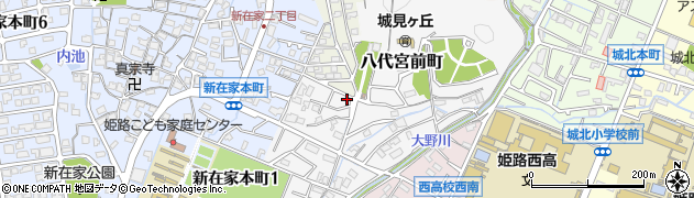 兵庫県姫路市八代宮前町17-24周辺の地図