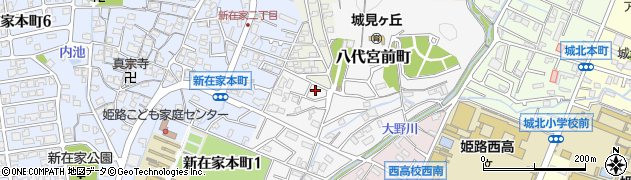 兵庫県姫路市八代宮前町17-22周辺の地図