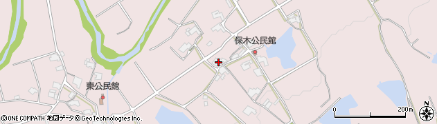 兵庫県三木市口吉川町保木74周辺の地図