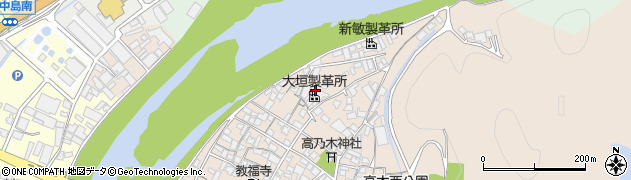 兵庫県姫路市花田町高木183周辺の地図