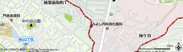京都府八幡市八幡（長谷）周辺の地図