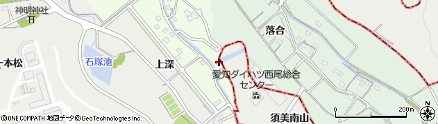 愛知県西尾市室町（別曽）周辺の地図