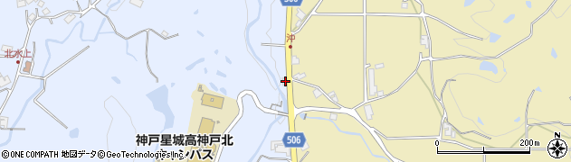 兵庫県三木市吉川町水上798周辺の地図