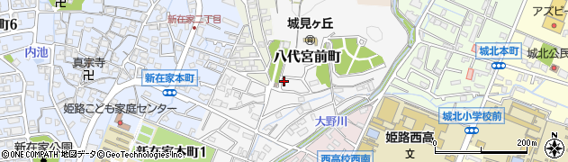 兵庫県姫路市八代宮前町18-10周辺の地図