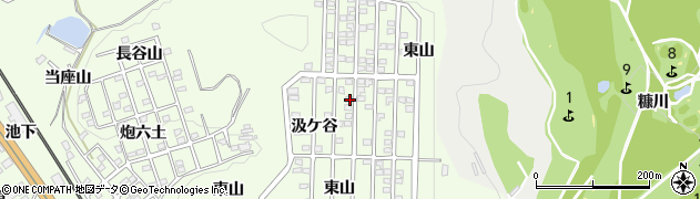 愛知県豊川市御油町汲ケ谷146周辺の地図