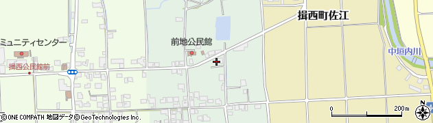 兵庫県たつの市揖西町前地92周辺の地図