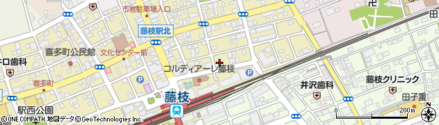 トヨタレンタリース静岡藤枝駅前店周辺の地図
