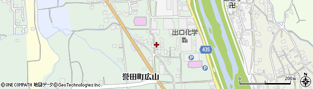 兵庫県たつの市誉田町広山134周辺の地図