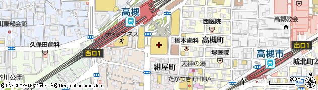 ネイルズトゥゴー 松坂屋高槻店(NAILs to Go)周辺の地図
