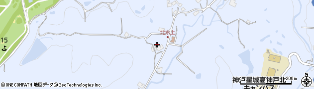 兵庫県三木市吉川町水上3300周辺の地図