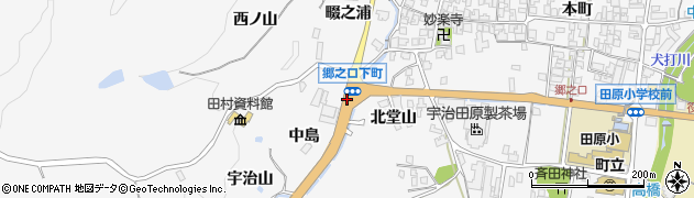 下町周辺の地図