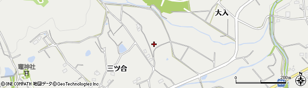 愛知県新城市富岡（大入）周辺の地図