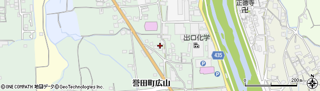 兵庫県たつの市誉田町広山155周辺の地図
