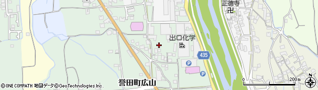 兵庫県たつの市誉田町広山136周辺の地図