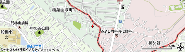 大阪府枚方市楠葉面取町1丁目7周辺の地図