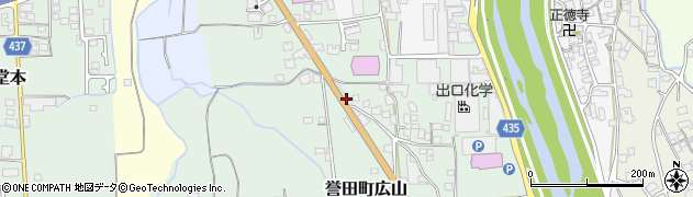 兵庫県たつの市誉田町広山152周辺の地図