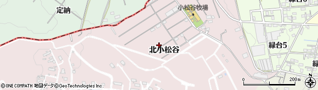 愛知県知多郡武豊町北小松谷周辺の地図