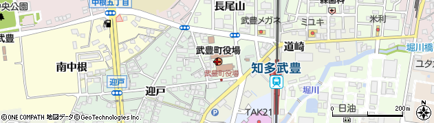 愛知県武豊町（知多郡）周辺の地図
