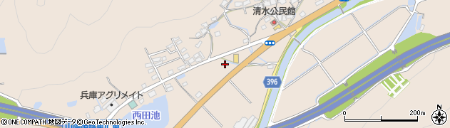 兵庫県姫路市飾東町山崎2058周辺の地図