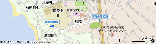 愛知県常滑市苅屋（加茂）周辺の地図