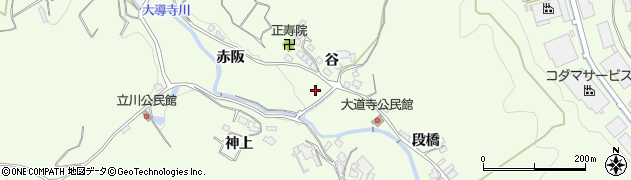 京都府宇治田原町（綴喜郡）立川（赤阪）周辺の地図