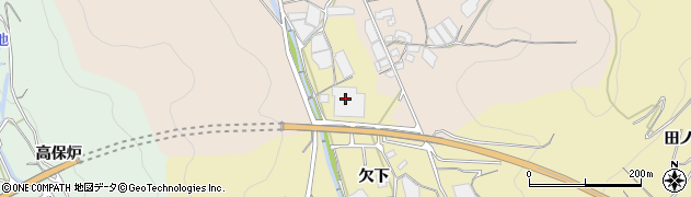 愛知県蒲郡市清田町大口周辺の地図