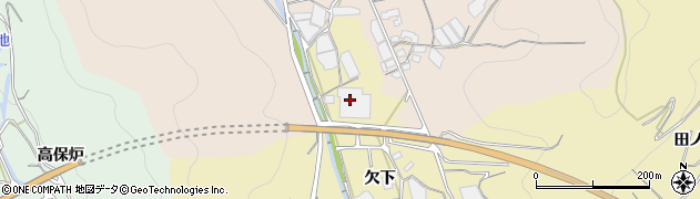 愛知県蒲郡市清田町（大口）周辺の地図