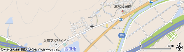 兵庫県姫路市飾東町山崎1268周辺の地図