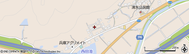 兵庫県姫路市飾東町山崎1275周辺の地図