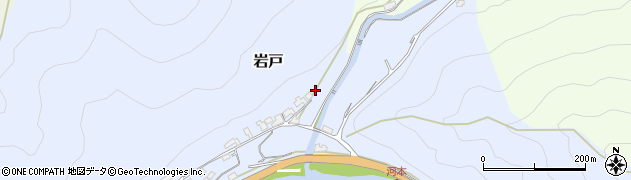 岡山県和気町（和気郡）岩戸周辺の地図