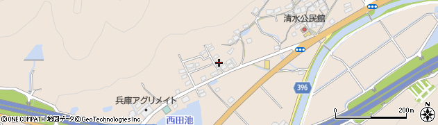 兵庫県姫路市飾東町山崎1261周辺の地図