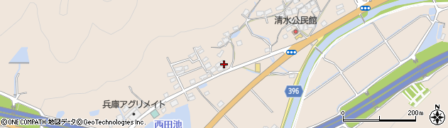 兵庫県姫路市飾東町山崎1266周辺の地図