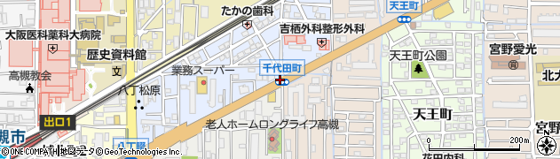 千代田町周辺の地図