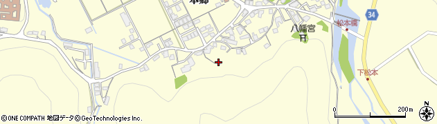 島根県浜田市内村町本郷645周辺の地図