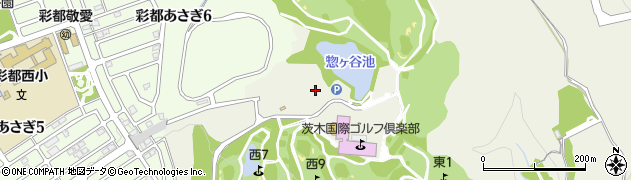 大阪府茨木市宿久庄周辺の地図