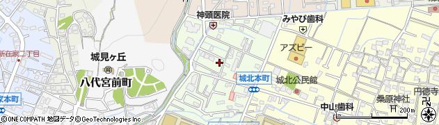 兵庫県姫路市城北本町周辺の地図