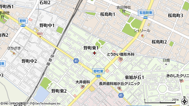 〒510-0217 三重県鈴鹿市野町東の地図