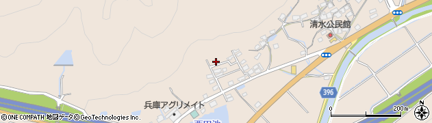 兵庫県姫路市飾東町山崎1284周辺の地図