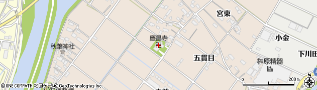 慶昌寺周辺の地図