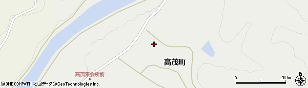 高茂温泉鵜の子荘周辺の地図