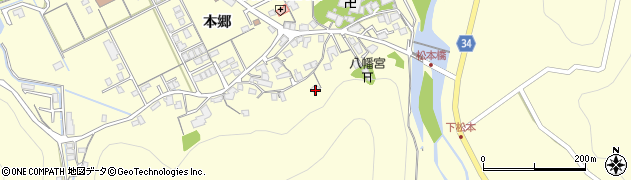 島根県浜田市内村町本郷739周辺の地図