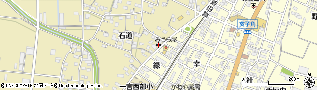 愛知県豊川市大木町石道88周辺の地図