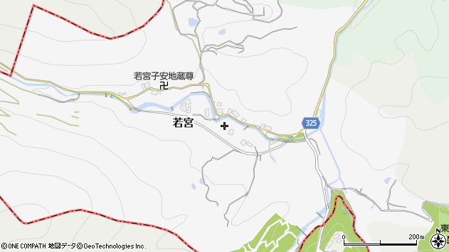 〒666-0147 兵庫県川西市若宮の地図