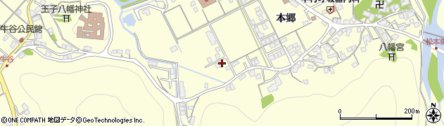 島根県浜田市内村町本郷481周辺の地図